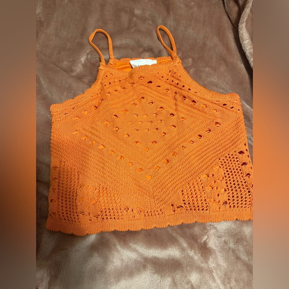 Olive & Oak Bright Orange Knit Ensemble - Picture 2 of 5
